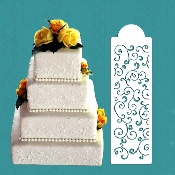 scrolls | Chocolate template, Cake decorating tutorials, Royal icing  templates