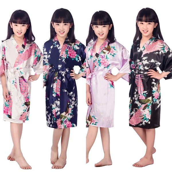 kids bridesmaid dressing gown