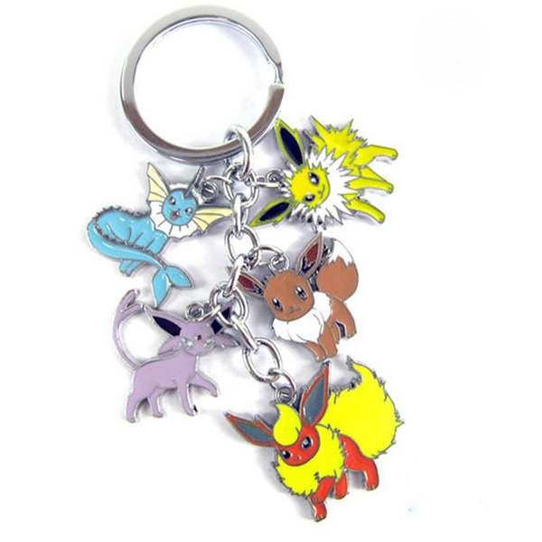 Chaveiros Pokémon - Eevelutions - Eevee & Evoluções - Pokémon Keychain