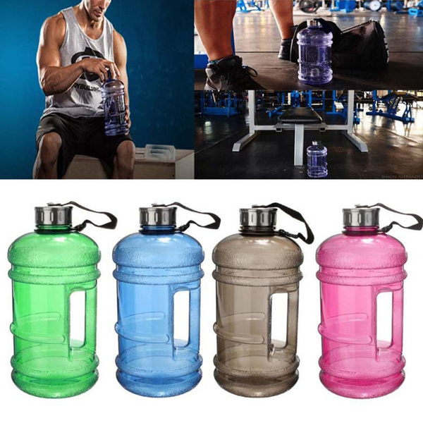2.2L Large BPA-Free Sport Gym Half Gallon Training Workout Water Bottle  #~ 