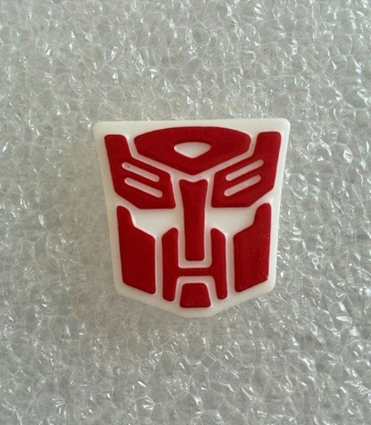 Ocean Plastic Pure Red Autobot logo for Weijinag MPP10 only! 