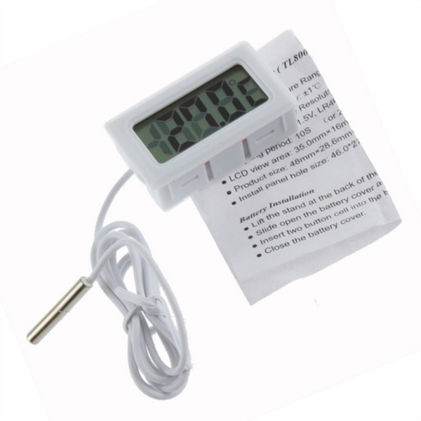 Home Brew Digital Probe Thermometer LED Screen Fridge Freezer Keg Beer ...