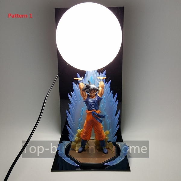 Dragon Ball Z Figure Son Goku Genki Dama Spirit Bomb Pvc Figure Dragonball Z Diy Display Model Toy Esferas Del Dragon Ball Base Wish