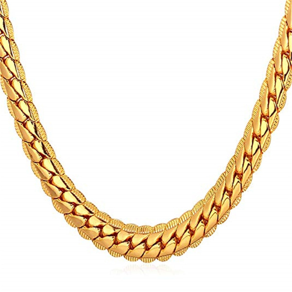 18K Real Gold Plated Necklace With \