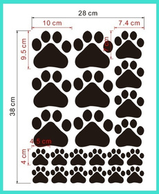 Funny, Graphic, pawprint, Pets
