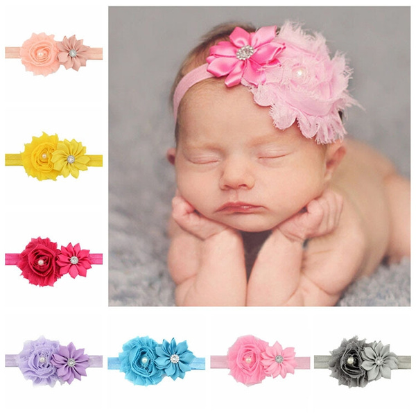 12 Pcs Kids Baby Girl Toddler Headband Hair Band Accessories Headwear For Infant