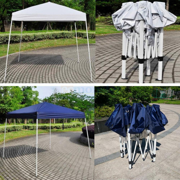 Heavy Duty Instant Shelter Gazebo for Wedding Outdoor Camping Beach CLIPOP 2x2m Pop Up Gazebo Outdoor Waterproof Canopy Marquee Tent with 4 Side Panels and Carry Bag