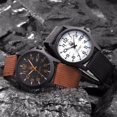 Men's Military Sports Watch Date Stainless Steel Analog Army Quartz Wrist Watch