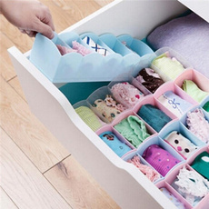 Womens Fashion Household 5 Grid Multifunctional Plastic Drawer Storage Box Socks Underwear Bra Storage Box Fashion Home Supplies