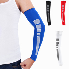 New Sports Arm Sleeve Cycling Compression Arm Warmers Elbow Protector 