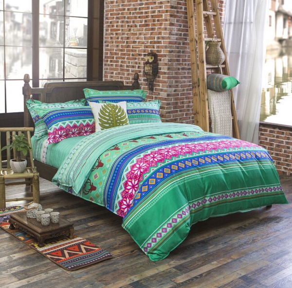 ethnic print duvet cover