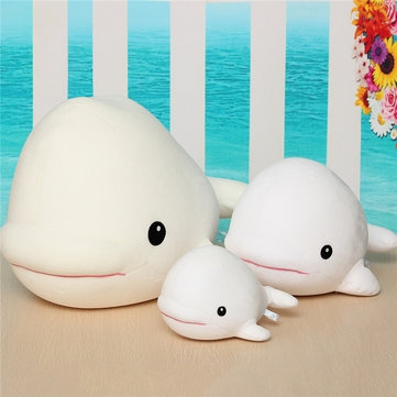 1PCS Cute Beluga White Whale Soft Animal Doll Ornament Stuffed Plush Toy  Decor | Wish