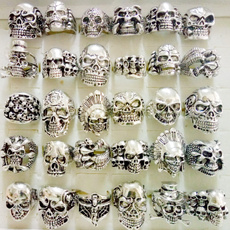 Goth, Jewelry, skull, Assorted