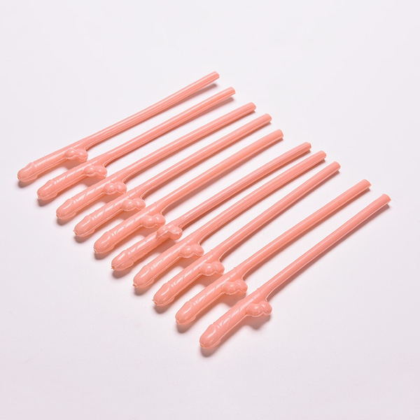 Naughty Nude Hen's Party Willy Penis Straw Pack