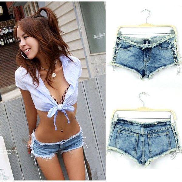 Linen short pants, linen shorts women, summer linen hot pants, elastic –  lijingshop