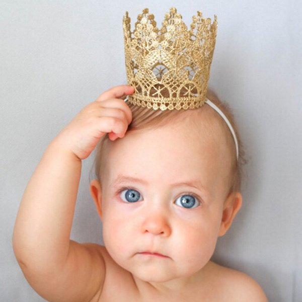 Happy Birthday Lovely Cute Crown Headband Baby Half 1st 02nd 03rd Gift Good Wis* 