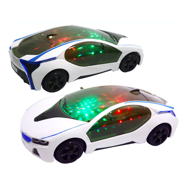 3D LED Flashing Light Car Toys Music Sound Electric Toy Cars Kids Children t 