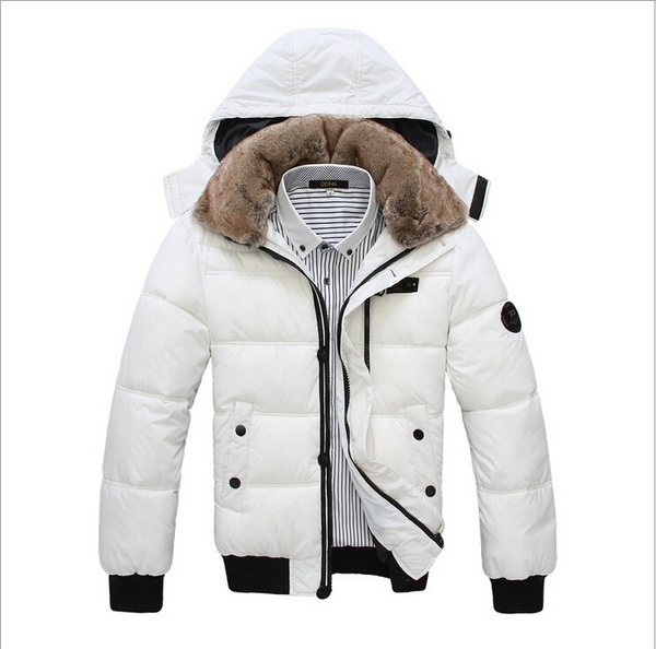 Mens white hot sale winter coats