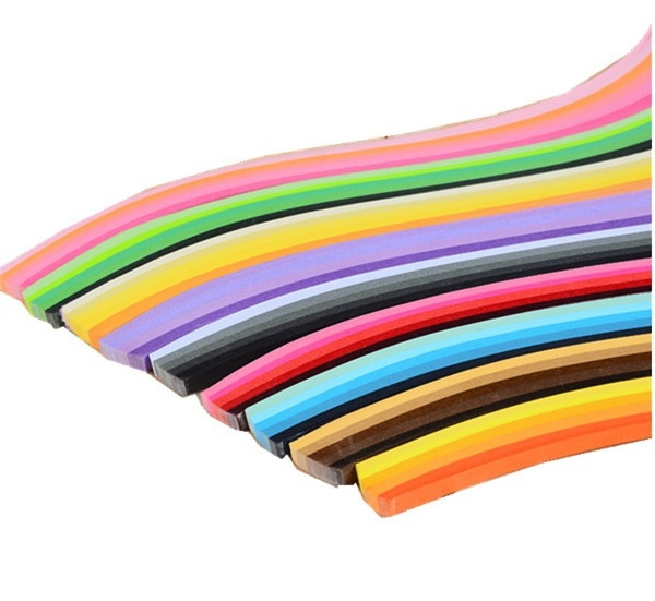 Colorful Strips Quilling Paper 39 cm