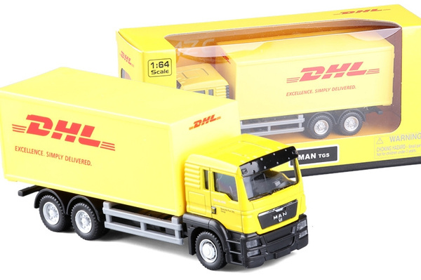 dhl delivery truck toy