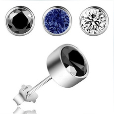 Stud Earring, Jewelry, Crystal, Simple