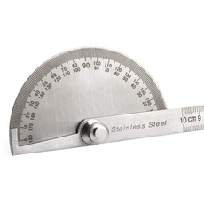 Stainless Steel 180 degree Protractor Angle Finder Arm Measuring Ruler Tool