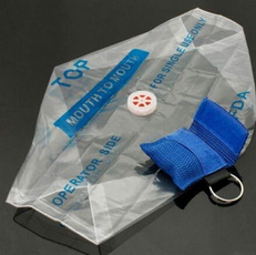First Aid, Key Chain, faceshield, emergency