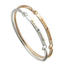 Lady Bracelet, infinity bracelet, rose gold cuff bracelet, Jewelry
