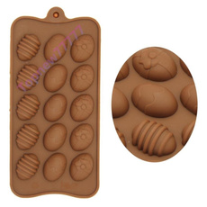 Topnew Easter Egg Silicone Bakeware DIY Cake Decorating Jelly Chocolate Candy Mold