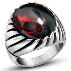 Fashion, Stainless Steel, titanium steel rings, Men's Jewelry
