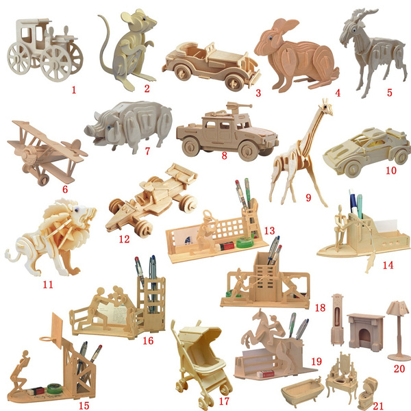 vivtech 3d wooden puzzle