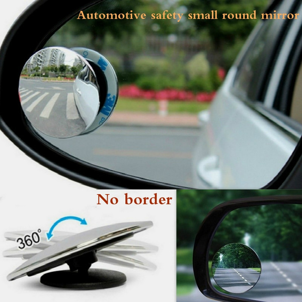Auto Side 360 Wide Angle Round Convex Mirror Car Vehicle Blind Spot Dead Zone Rearview Small Wish Auto Side 360 Wide Angle Round Convex, What Is A Convex Mirror For Cars