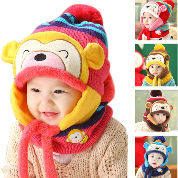 monkey cap for baby boy