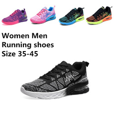 Breathable fly weave men running shoes fashion women sports shoes Air cushion cushionesd sole unisex casual sneakers outdoor male female jogging shoes