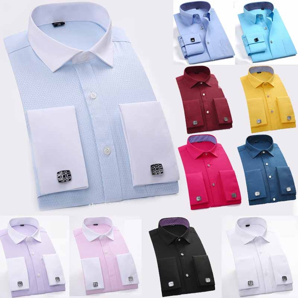 Cufflink on sale dress shirt