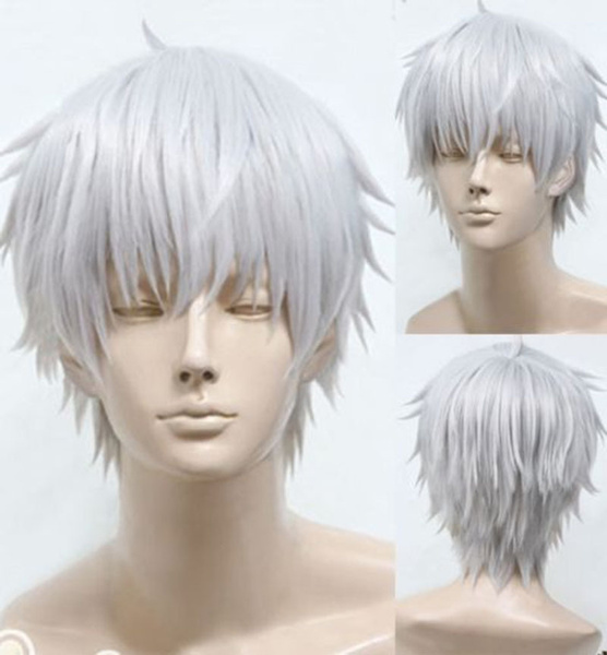 white hair wig