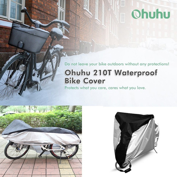 Ohuhu Bike Cover 210 T Extra Heavy Duty Waterproof vélo couvre pour l/'extérieur