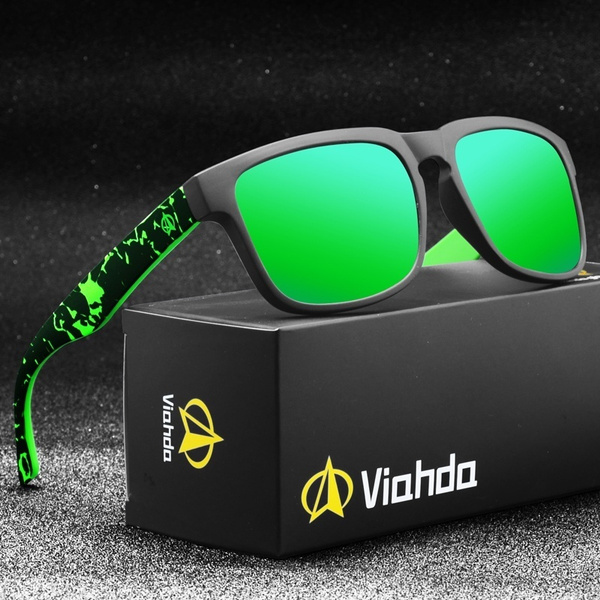 Viahda New Polarized Sunglasses men Sports Colorful Sun Glasses