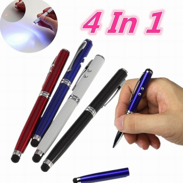 Capacitive Stylus Pen Laser Pointer Torch Touch Screen Ballpoint For Tablet 