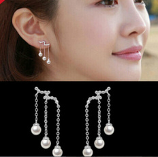 Tassels, Fashion, Jewelry, Pearl Earrings