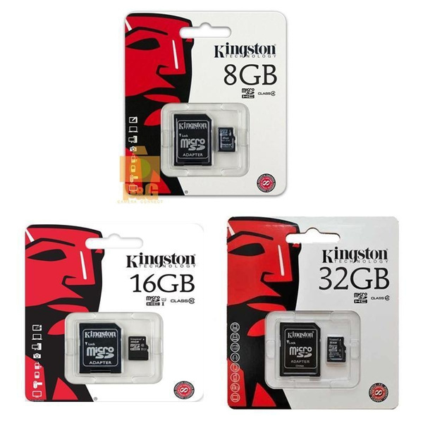 Brand Original Kingston Class 10 Micro Sd Sdhc Memory Card Tf W Adapter 4gb 8gb 16gb 32gb 64gb 128gb Wish