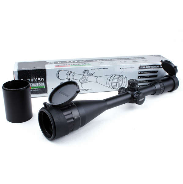 Tactical Leapers UTG 6-24X50 AOL 1 Inch Hunting Riflescope Full