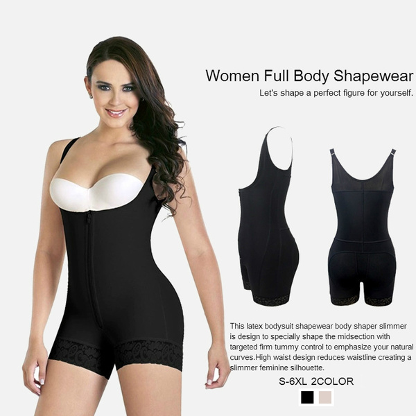Women's Full Body Shaper Underbust Tummy Firm Control Shapewear Bodysuit