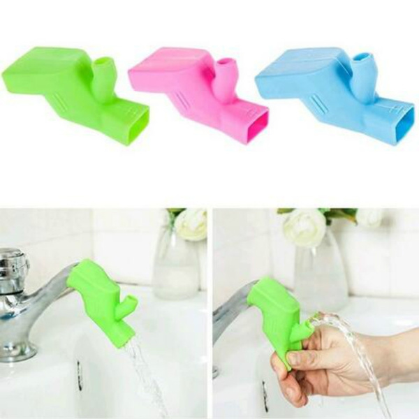 Fountain Silicone Tap Kitchen Home Water Faucet Extender for kids Bathroom 