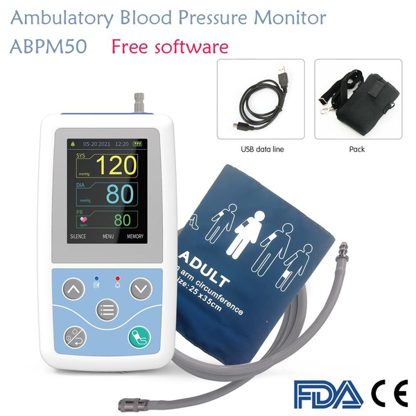 CONTEC ABPM50 Ambulatory Blood Pressure Monitor+Software 24h NIBP