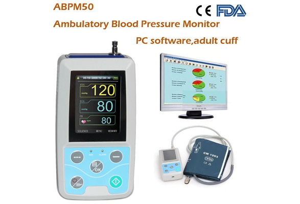 CONTEC Ambulatory Blood Pressure Monitor+USB Software 24h NIBP Holter ABPM50