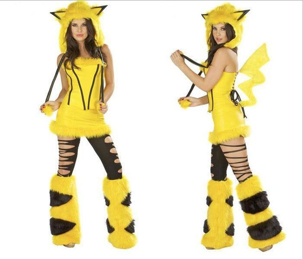 Fantasia Pikachu Inflável Pokemon Adulto Cosplay Pokemon Go