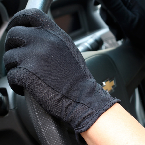 New High quality sport Slip-resistant Men's summer driving gloves