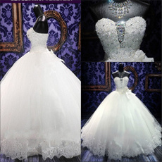 gowns, sweetheart, Lace, laceweddingdres