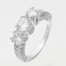 White Gold, christmasgiftring, DIAMOND, wedding ring
